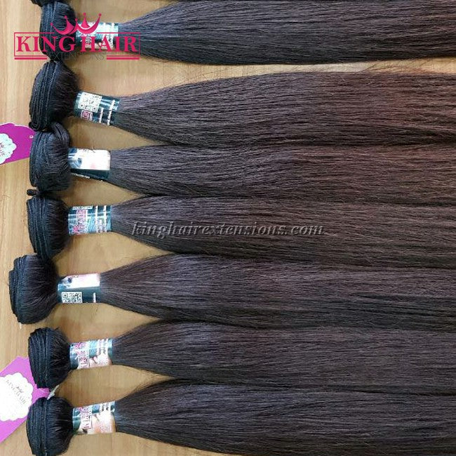10 INCH VIETNAMESE HAIR STRAIGHT DOUBLE DRAWN - King Hair Extensions