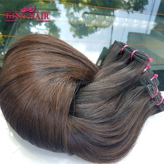 12 inch SUPER DOUBLE VIETNAMESE HAIR STRAIGHT STC3 - King Hair Extensions