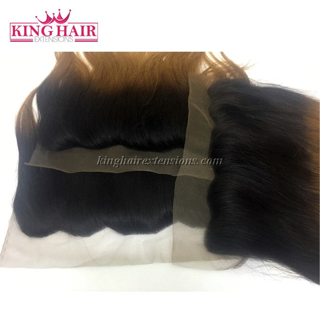 16 inch VIETNAM HAIR LACE FRONTAL STRAIGHT 13X4 OMBRE - King Hair Extensions