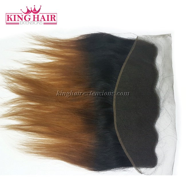 16 inch VIETNAM HAIR LACE FRONTAL STRAIGHT 13X4 OMBRE - King Hair Extensions