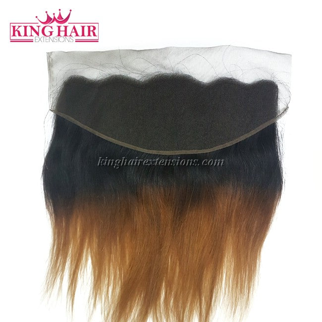 16 inch VIETNAM HAIR LACE FRONTAL STRAIGHT 13X4 OMBRE - King Hair Extensions