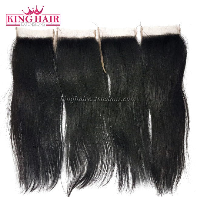 16 inch Vietnam Hair Straight Lace Closure 4x4 - King Hair Extensions