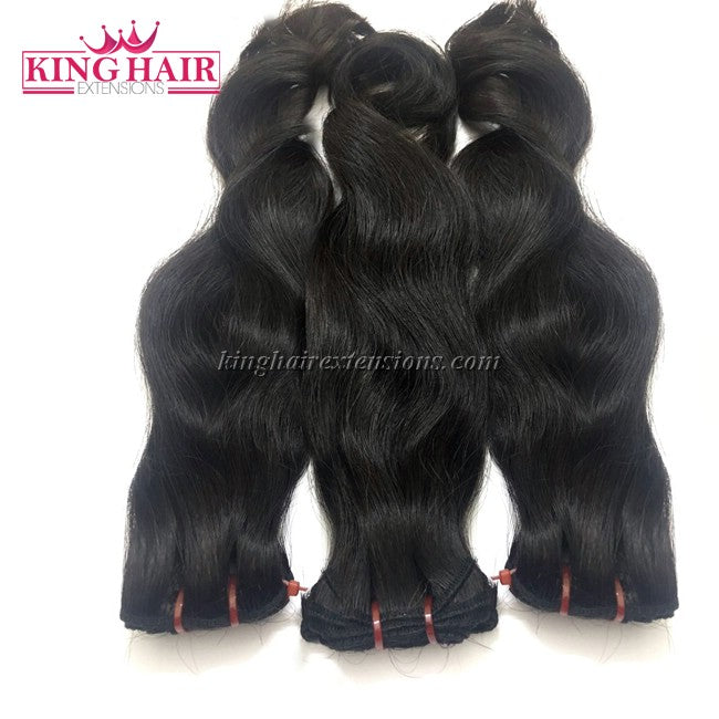 18 inch SUPER DOUBLE VIETNAMESE HAIR WAVY NW1 - King Hair Extensions