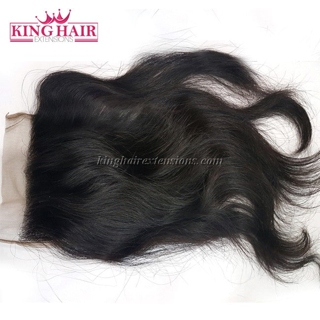 18 inch VIETNAM HAIR NATURAL WAVY LACE CLOSURE 5x5 NW1 - King Hair Extensions