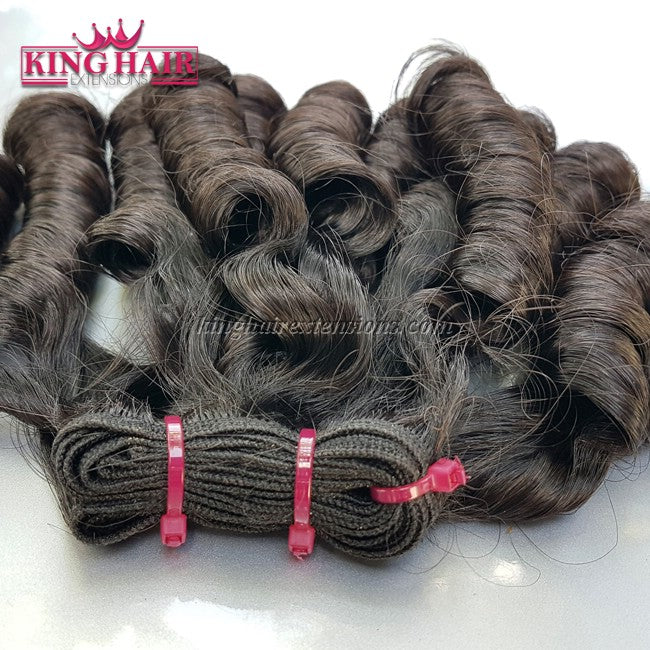 18 inch SUPER DOUBLE VIETNAMESE HAIR CURLY SF6 - King Hair Extensions