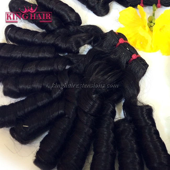 18 inch SUPER DOUBLE VIETNAMESE HAIR CURLY SF6 - King Hair Extensions