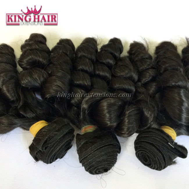 18 inch SUPER DOUBLE VIETNAMESE HAIR CURLY SF1 - King Hair Extensions