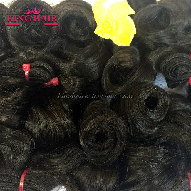 22 inch SUPER DOUBLE VIETNAMESE HAIR CURLY SF4 - King Hair Extensions