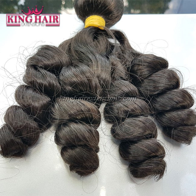 22 inch SUPER DOUBLE VIETNAMESE HAIR CURLY SF1 - King Hair Extensions