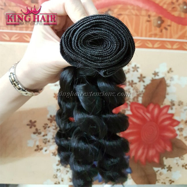 22 inch SUPER DOUBLE VIETNAMESE HAIR CURLY SF1 - King Hair Extensions