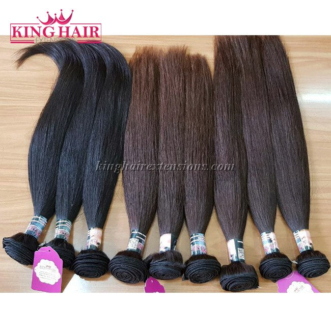 8 INCH VIETNAMESE HAIR STRAIGHT DOUBLE DRAWN - King Hair Extensions