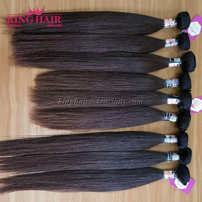 8 INCH VIETNAMESE HAIR STRAIGHT DOUBLE DRAWN - King Hair Extensions