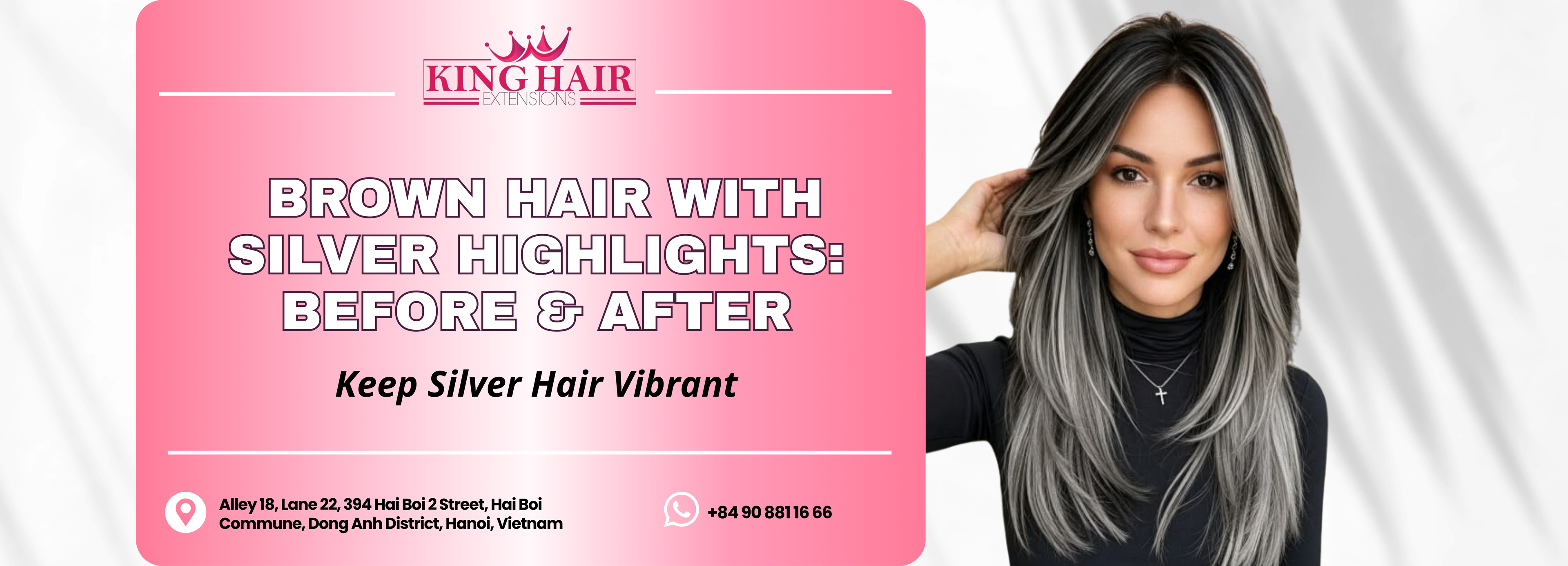 Transformation Guide: Before and After Brown Hair with Silver Highlights