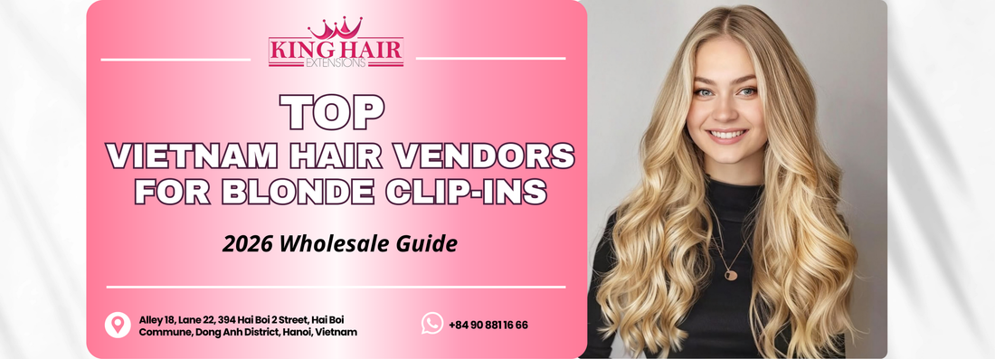 Top 5 Best Hair Vendors in Vietnam for Blonde Clip In Extensions