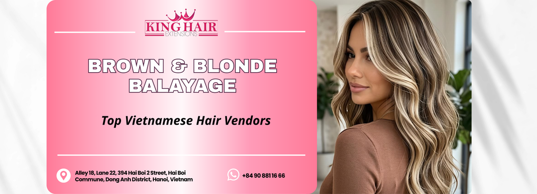 Brown and Blonde Balayage: A Natural-Looking Hair Color Trend & Top Vendors