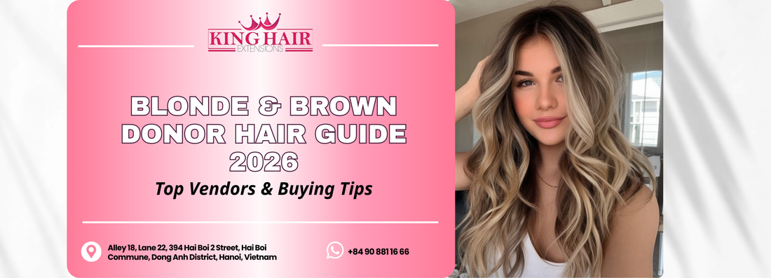 How to Choose Blonde and Brown Donor Hair Extensions: The Ultimate 2026 Guide & Top Vendors