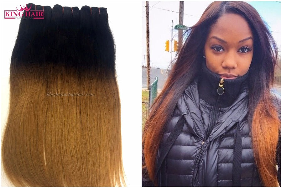 Ombre hair extensions