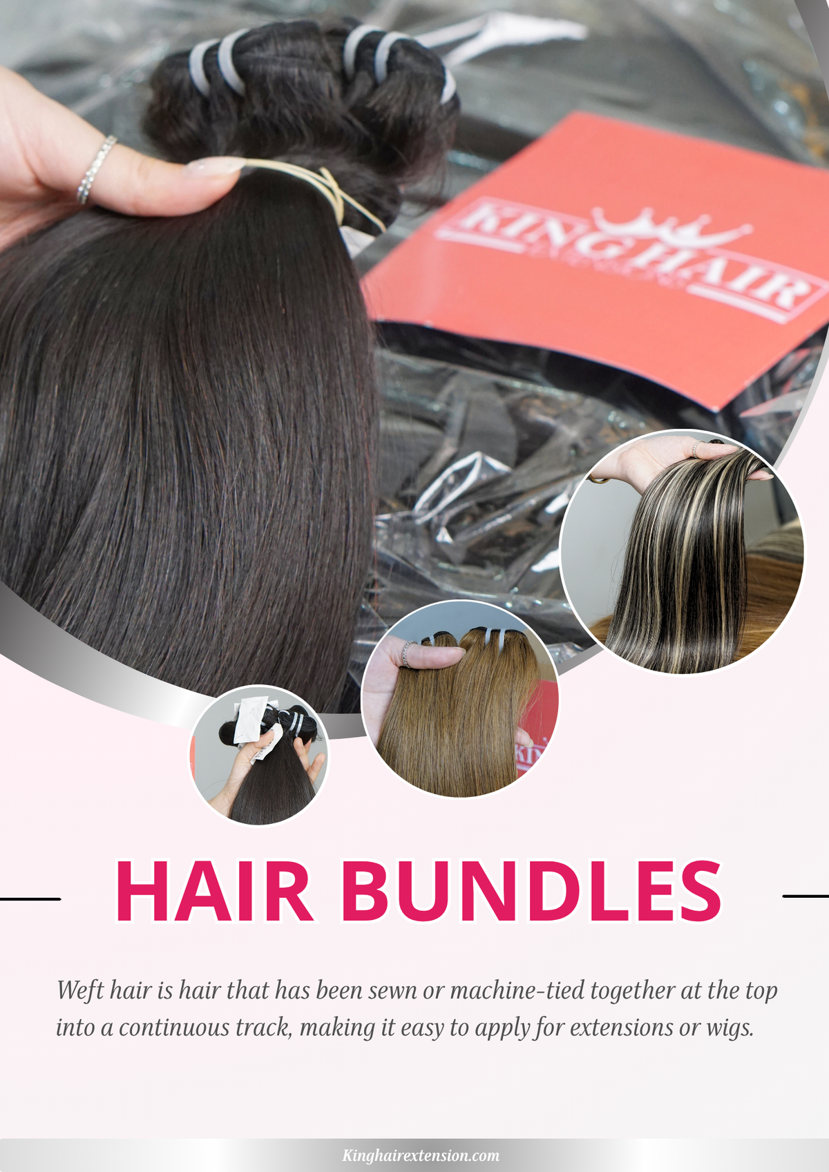 Machine weft hair extension