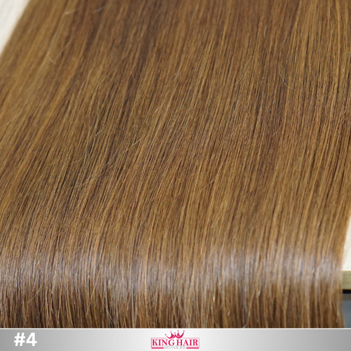 Straight #4 brown Bulk human hair for brading Babythin
