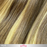 Straight high light blonde Bulk human hair for brading Babythin