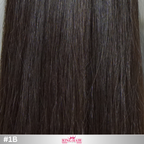 Straight #1B bulk hair donor