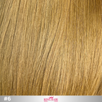 Straight #6 bulk hair double
