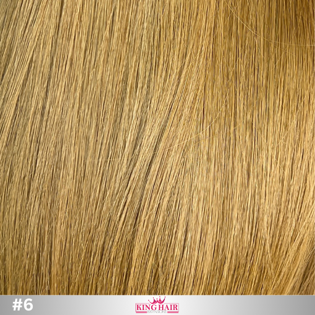 Straight #6 bulk hair double