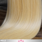 Straight #613 blonde bulk hair double