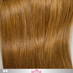 Straight #4 brown Bulk human hair for brading raw