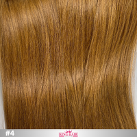 Straight #4 brown Bulk human hair for brading raw