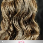 Wavy #2 brown Bulk human hair for brading Babythin