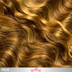 Wavy high light blonde Bulk human hair for brading Babythin