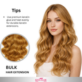 Wavy #6 Bulk human hair for brading raw