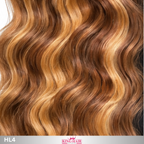 Wavy high light blonde Bulk human hair for brading raw