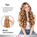 Wavy high light blonde Bulk human hair for brading raw