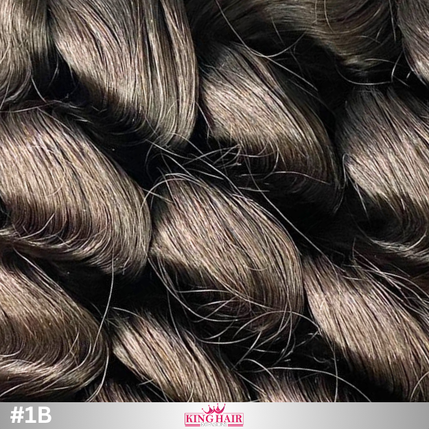Wavy natural Bulk human hair for brading raw