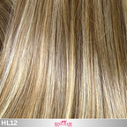 Straight HL12 clip-in hair extensions double