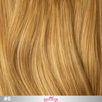 Straight #6 Virgin genius hair extension Babythin