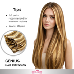 Straight high light blonde Virgin genius hair extension Babythin