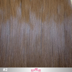 Straight #2 brown Virgin genius hair extension donor