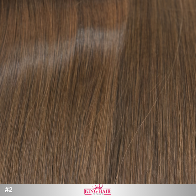 Straight #2 brown Virgin genius hair extension raw