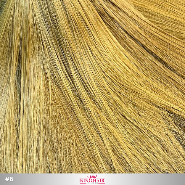 Straight #6 Virgin genius hair extension raw