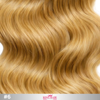 Wavy #6 Virgin genius hair extension Babythin