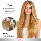 Straight #6 Tape-in hair extension donor