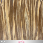 Straight Hight light blonde Tape-in hair extension donor