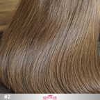 Straight #2 brown Tape-in hair extension double