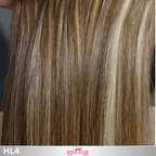 Straight high light blonde Tape-clip raw