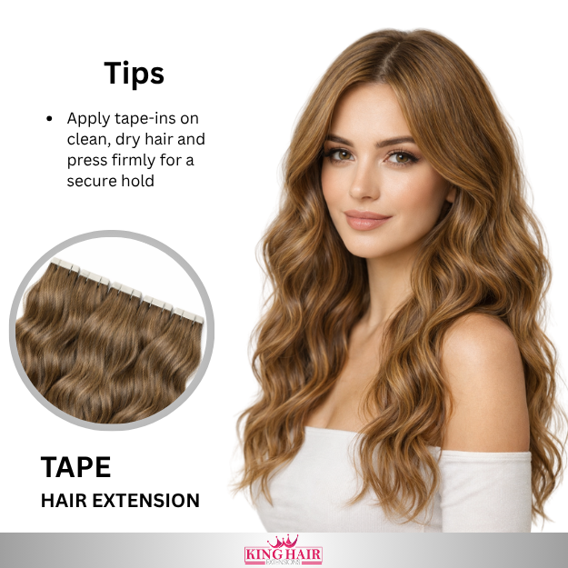 Wavy #2 brown Tape-in raw