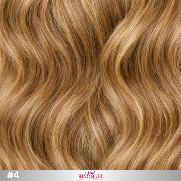 Wavy #4 brown Tape-in raw