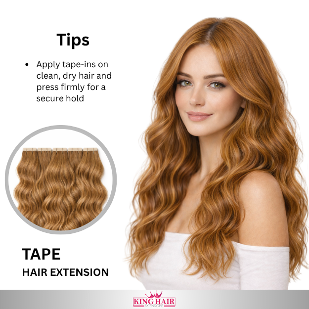 Wavy #4 brown Tape-in raw